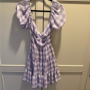 Princess Polly Lilac Ruffled Mini Dress